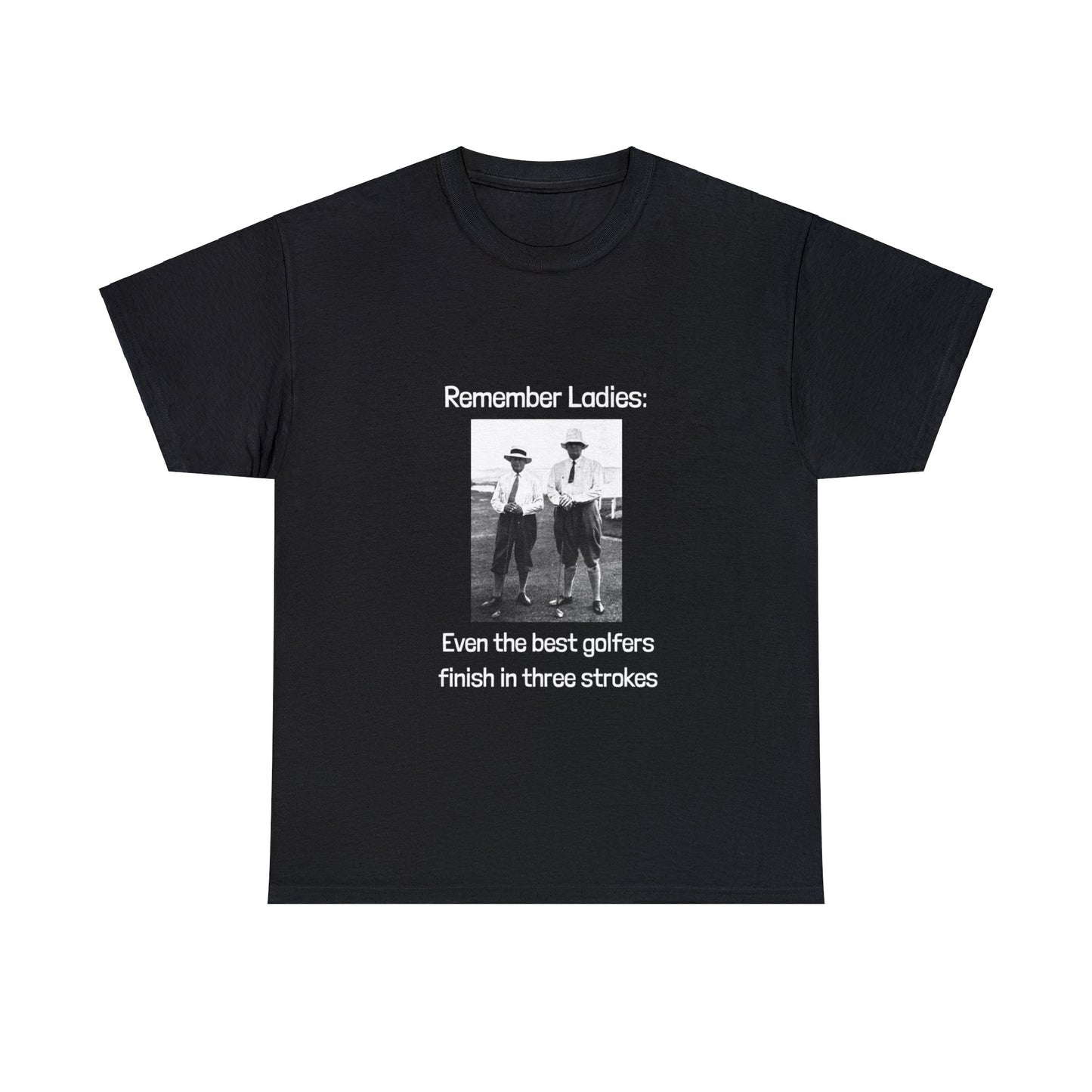 Three Strokes Golf Joke TShirt