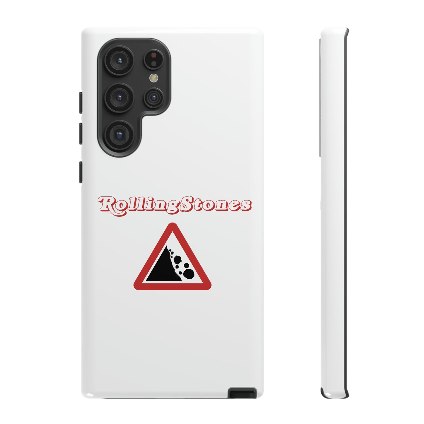 Rolling Stones Samsung Case White