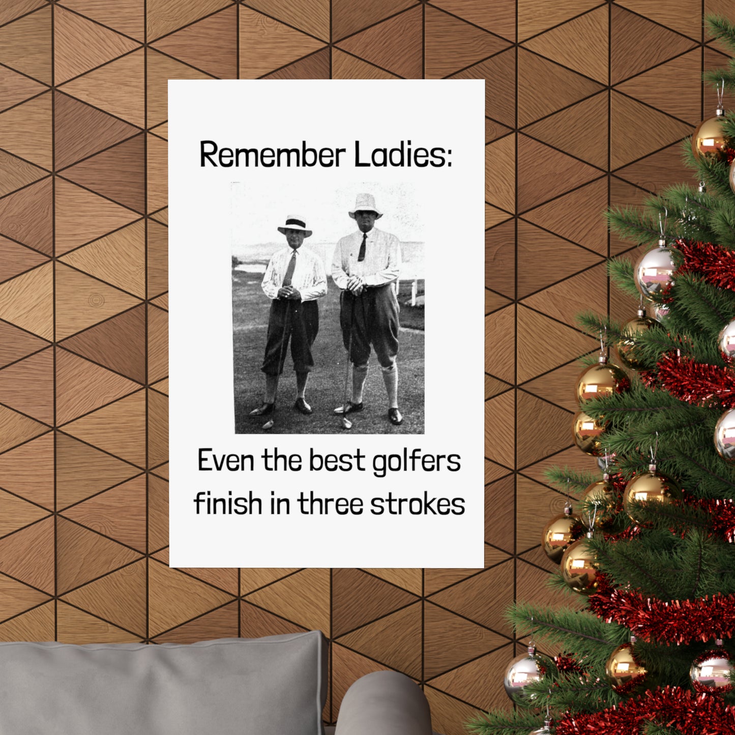 Golf Joke Poster