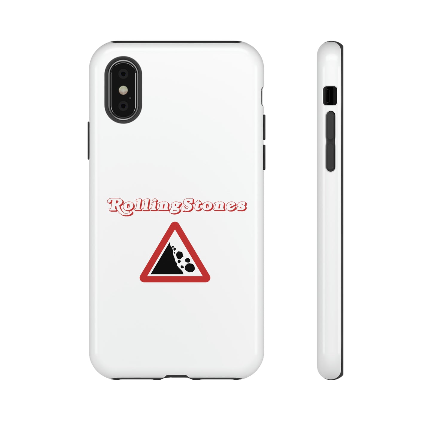 Rolling Stones Tough iPhone Case White