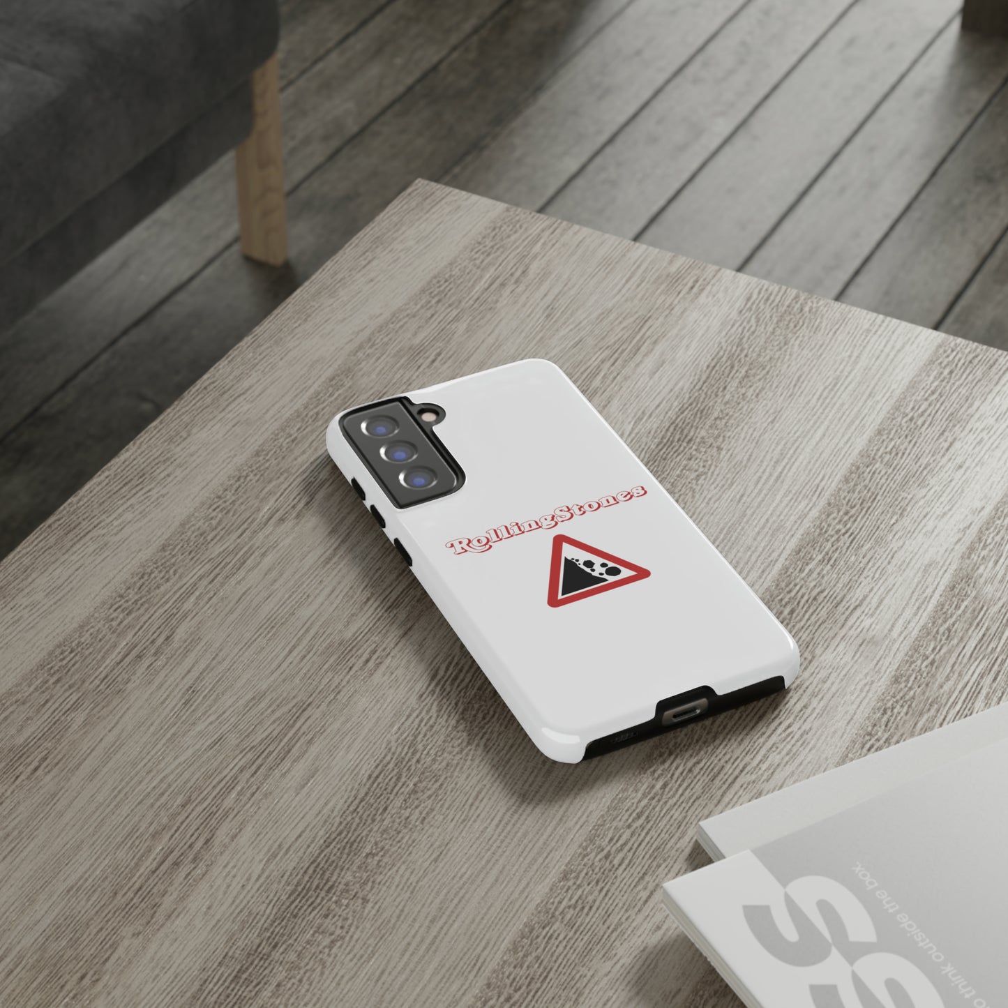 Rolling Stones Samsung Case White